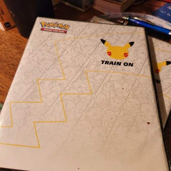 Pokemon | Toys | Pikachu Binder Pokmon 25th Anniversary For Jumbo Pokemon  Cards | Poshmark